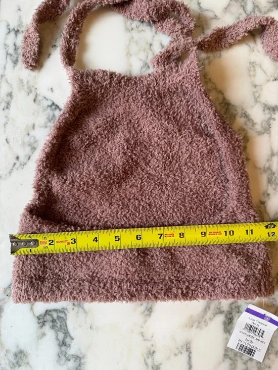 NWT SKIMS Cozy Rose Brown Halter Top L/XL - Picture 4 of 6